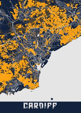 Cardiff Map