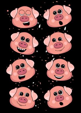 Cute Pig Lover Gift Kids