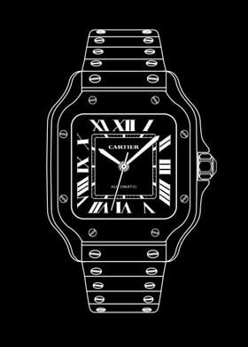 De Santos Luxury Watch