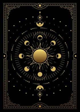 Tarot sun and moon orbit