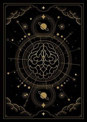 Tarot brain galaxy