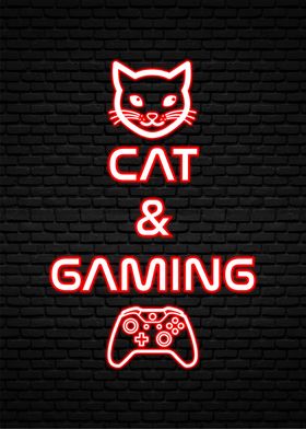 cat and gaming