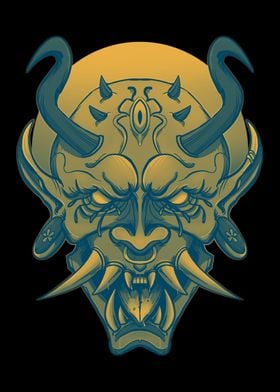 Japanese Hannya Mask