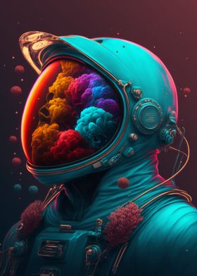 Floral Astronaut