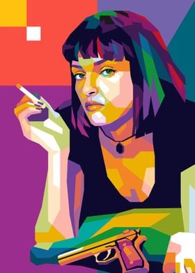 Mia Wallace Pulp Fiction