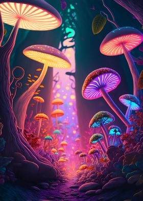 Mad psychedelic mushrooms