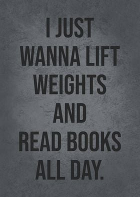 Lift Weights Read books