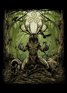 Cernunnos Celtic Irish God