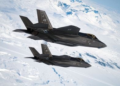 F35 over Alaska