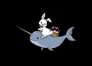 Easter Bunny Narwhal Gift