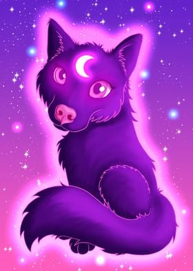 Cute Lunar Wolf