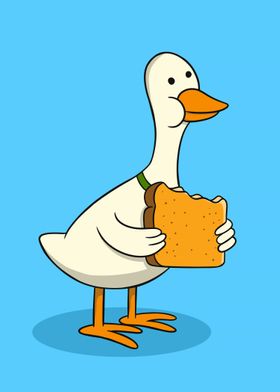 Duck Meme Eat Bread