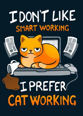 Cat Working