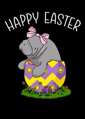 Easter Egg Gift Manatee