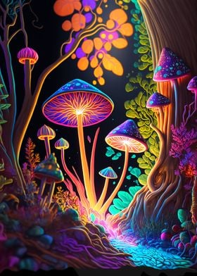 Trippy forest