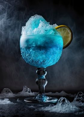 Blue Lagoon Freeze Drink