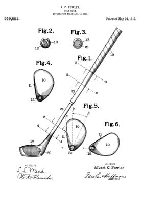 Golf club patent