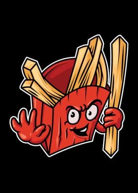 Food Character Frenchfries