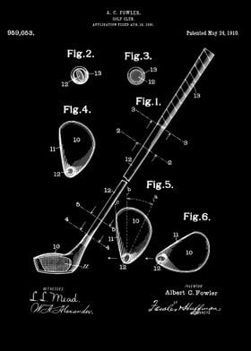 Golf club patent
