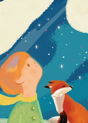 little prince and fox