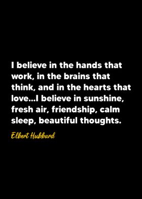 Elbert Hubbard quote