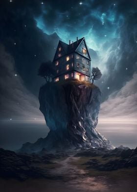 House on a cliff