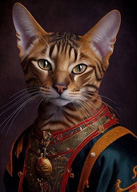 Toyger Cat Breed Portrait