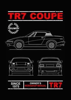 Blueprint of the TR7