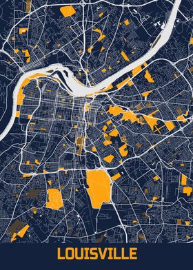 Louisville City Map