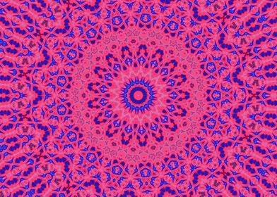 Purple pink kaleidoscope