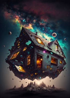 House lost in spacetime
