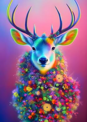 Psychedelic Deer Dream