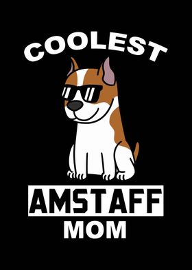 Amstaff Dog Mom