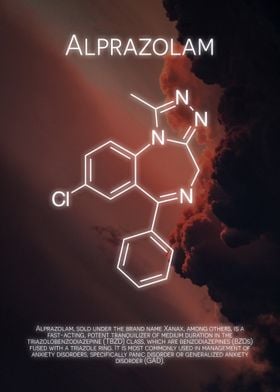 Alprazolam Molecule