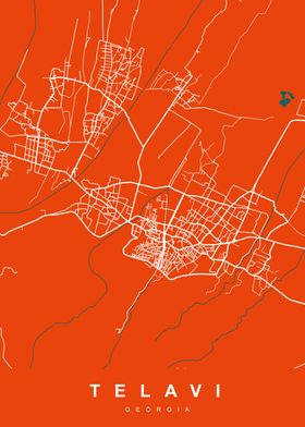 Map TELAVI GEORGIA