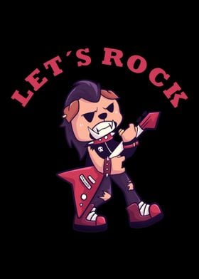 Lets rock dog Metal Music