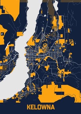 Kelowna City Map