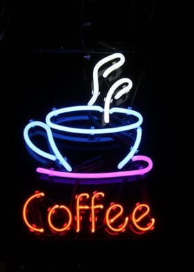 Coffee neon sign