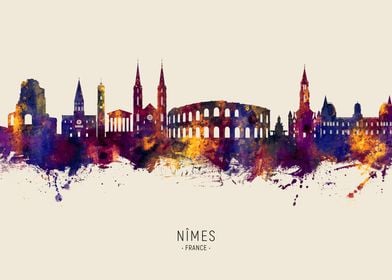 Nimes Skyline France