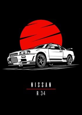 Nissan R34 GTR