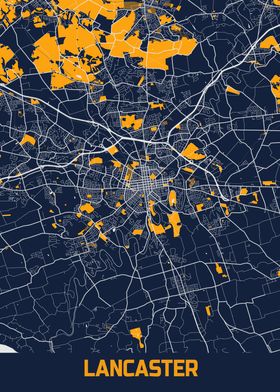 Lancaster City Map