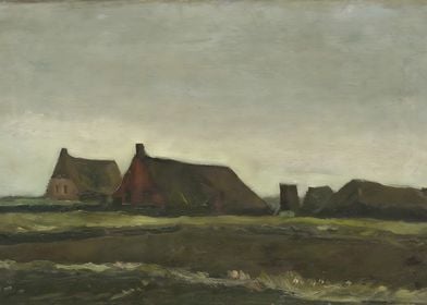 Cottages Vincent van Gogh