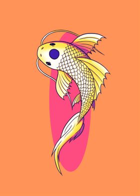 Japan Fish Popart