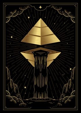 Tarot ancient pyramid