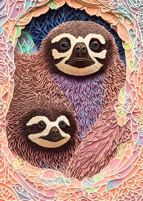 Paper Cut Sloth