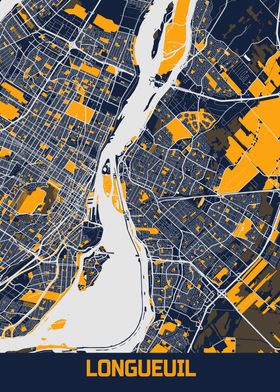 Longueuil City Map