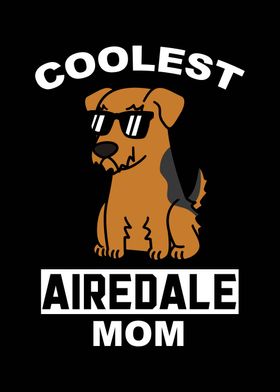 Airedale Terrier Mom 