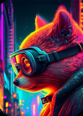 Cyberpunk Squirrel