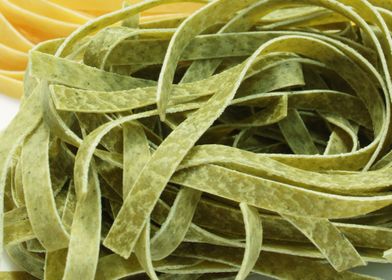 green tagliatelle