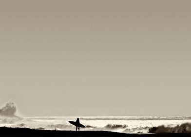 Surfer on the North Shore